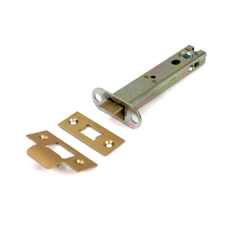 From The Anvil - Satin Brass 5" Heavy Duty Latch | Sku. 51764 | Trade Door Handles.