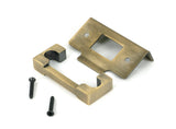 From The Anvil - Aged Brass Rebate Kit for Heavy Duty Latch | Sku. 51773 | Trade Door Handles.