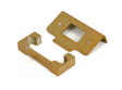 From The Anvil - Satin Brass Rebate Kit for Heavy Duty Latch | Sku. 51774 | Trade Door Handles.