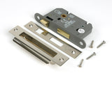 From The Anvil - Polished Nickel 2.5" Heavy Duty Bathroom Mortice Lock | Sku. 51783 | Trade Door Handles.