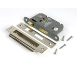 From The Anvil - Polished Nickel 2.5" Heavy Duty Bathroom Mortice Lock | Sku. 51783 | Trade Door Handles.