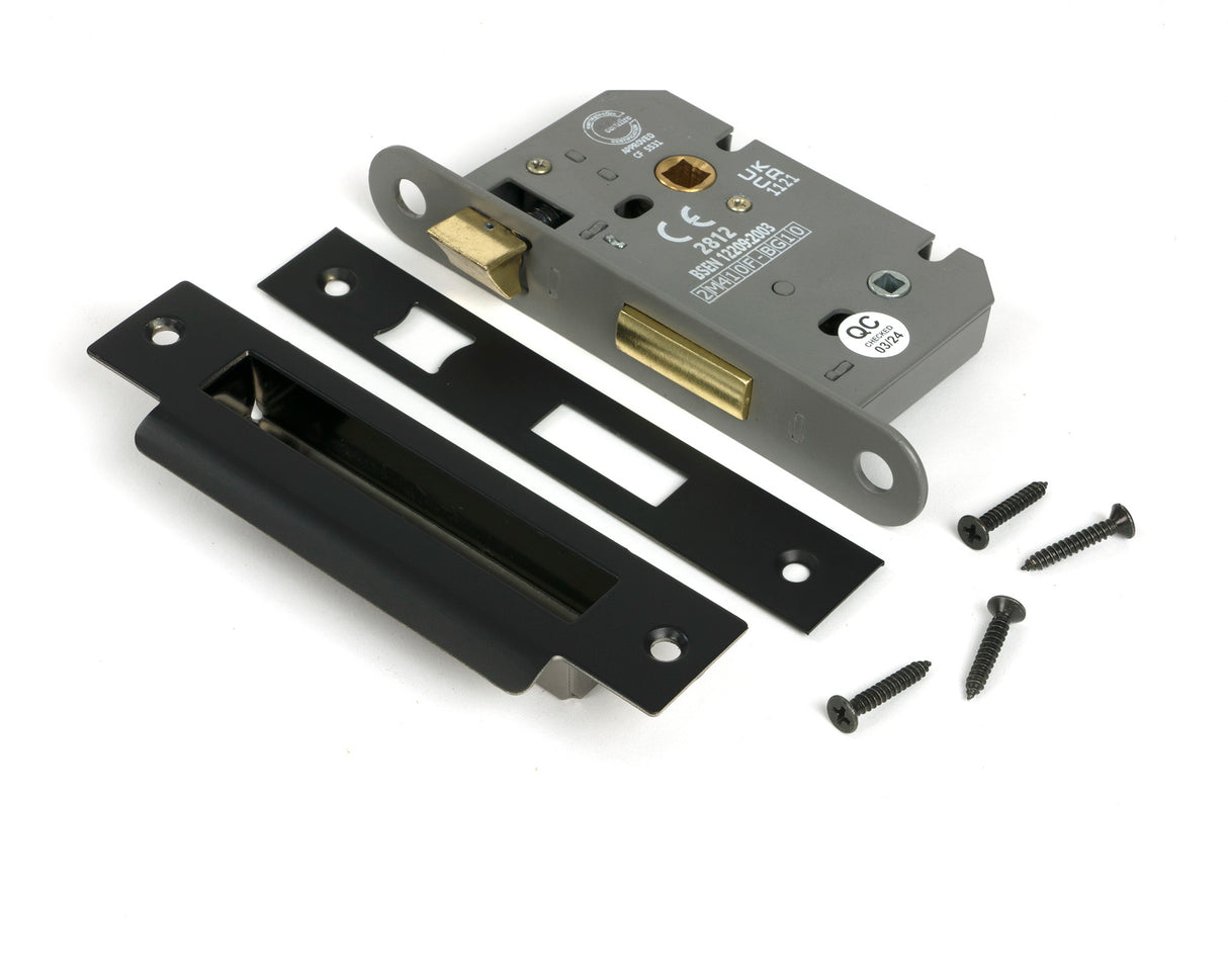 From The Anvil - Aged Bronze 2.5" Heavy Duty Bathroom Mortice Lock | Sku. 51786 | Trade Door Handles.