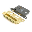 From The Anvil - Polished Brass 3" Heavy Duty Bathroom Mortice Lock | Sku. 51790 | Trade Door Handles.