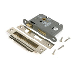 From The Anvil - Polished Nickel 3" Heavy Duty Bathroom Mortice Lock | Sku. 51793 | Trade Door Handles.