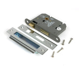 From The Anvil - Polished Chrome 3" Heavy Duty Bathroom Mortice Lock | Sku. 51794 | Trade Door Handles.