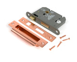 From The Anvil - Polished Bronze 3" Heavy Duty Bathroom Mortice Lock | Sku. 51797 | Trade Door Handles.