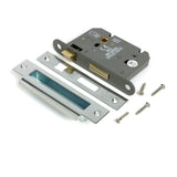 From The Anvil - Polished SS 3" Heavy Duty Bathroom Mortice Lock | Sku. 51798 | Trade Door Handles.
