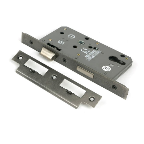 From The Anvil - Pewter Euro Din Sash Lock - 60mm Backset/72mm Centre | Sku. 51799 | Trade Door Handles.