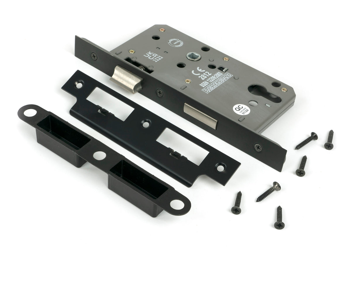 From The Anvil - Aged Bronze Euro Din Sash Lock - 60mm Backset/72mm Centre | Sku. 51806 | Trade Door Handles.