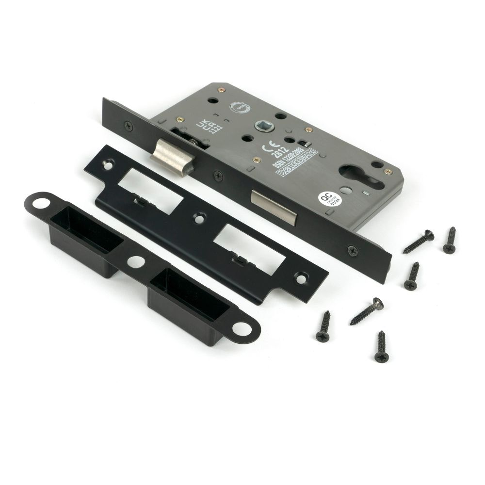 From The Anvil - Aged Bronze Euro Din Sash Lock - 60mm Backset/72mm Centre | Sku. 51806 | Trade Door Handles.