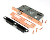 From The Anvil - Polished Bronze Euro Din Sash Lock - 60mm Backset/72mm Centre | Sku. 51807 | Trade Door Handles.