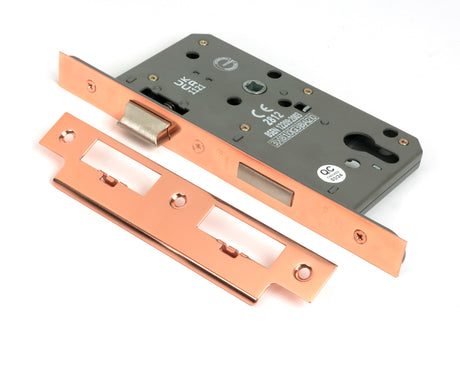 From The Anvil - Polished Bronze Euro Din Sash Lock - 60mm Backset/72mm Centre | Sku. 51807 | Trade Door Handles.
