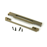 From The Anvil - Aged Brass Rebate Kit for Euro Din Sash Lock | Sku. 51811 | Trade Door Handles.