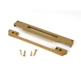 From The Anvil - Satin Brass Rebate Kit for Euro Din Sash Lock | Sku. 51812 | Trade Door Handles.