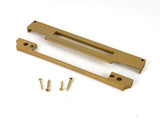 From The Anvil - Satin Brass ½" Rebate Kit for Euro Din Sash Lock