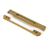 From The Anvil - Satin Brass Rebate Kit for Euro Din Sash Lock | Sku. 51812 | Trade Door Handles.