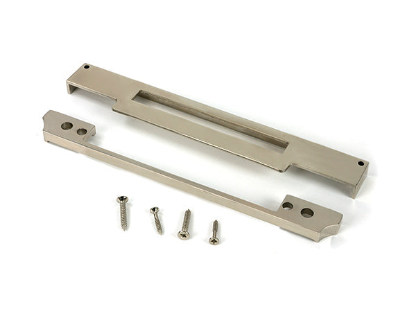 From The Anvil - Polished Nickel ½" Rebate Kit for Euro Din Sash Lock