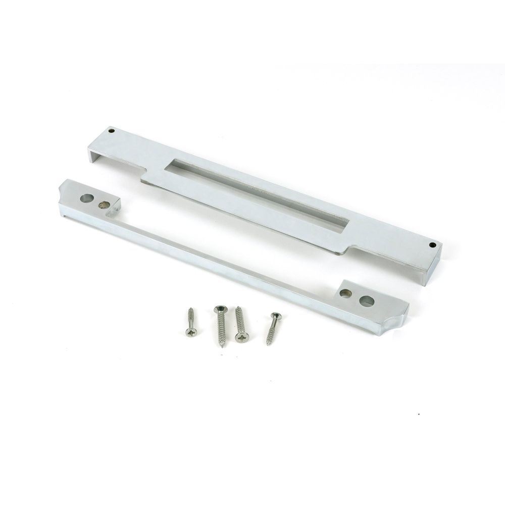 From The Anvil - Polished Chrome Rebate Kit for Euro Din Sash Lock | Sku. 51814 | Trade Door Handles.