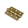 From The Anvil - Satin Brass 3" Ball Bearing Butt Hinge (Pair) ss | Sku. 51821 | Trade Door Handles.