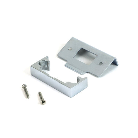From The Anvil - Polished Chrome Rebate Kit for Tubular Mortice Latch | Sku. 51827 | Trade Door Handles.