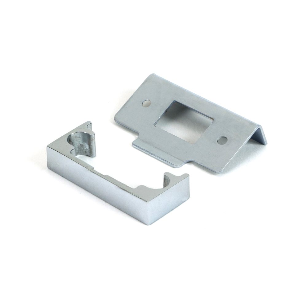 From The Anvil - Polished Chrome Rebate Kit for Tubular Mortice Latch | Sku. 51827 | Trade Door Handles.
