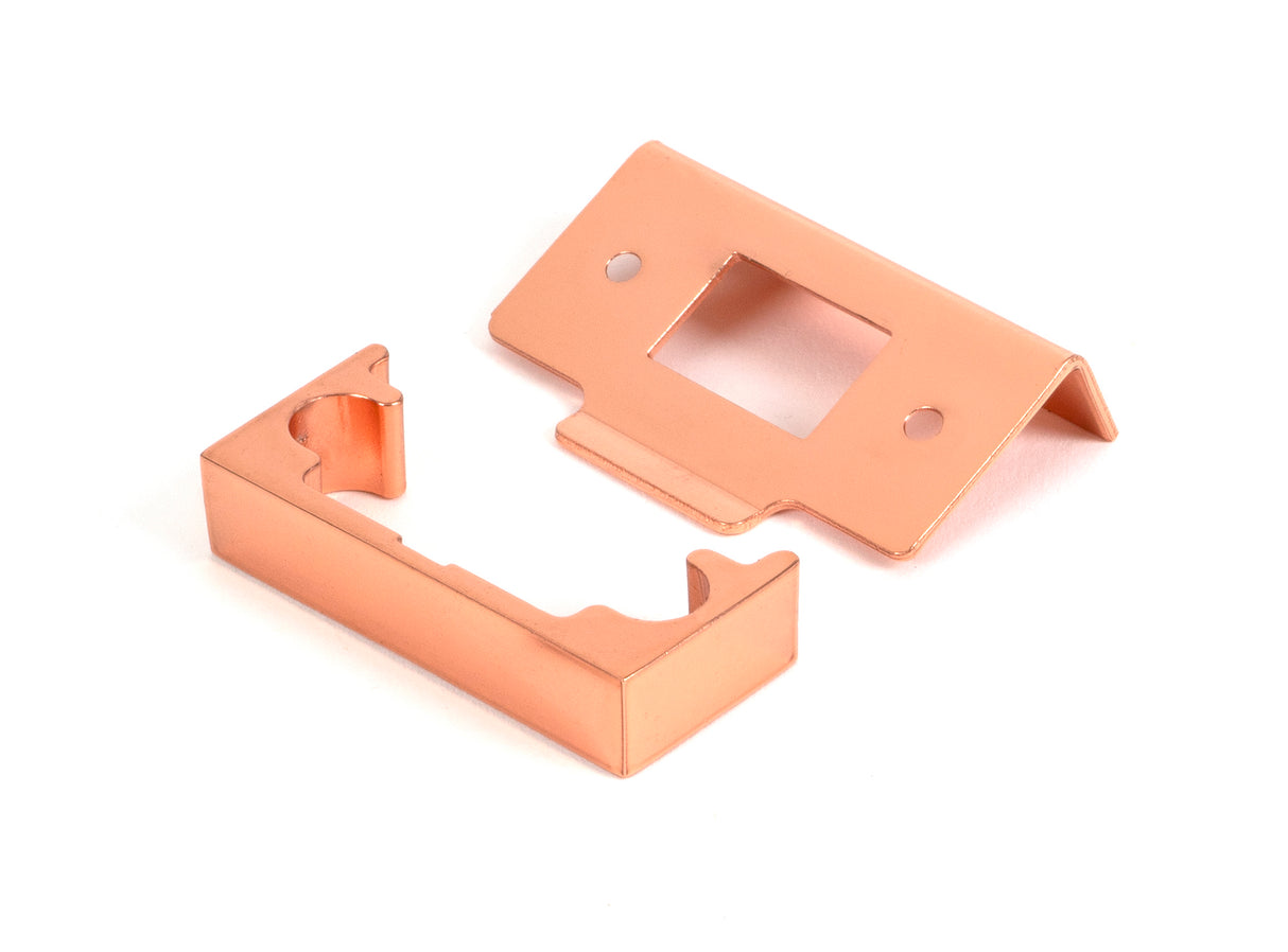 From The Anvil - Polished Bronze Rebate Kit for Tubular Mortice Latch | Sku. 51830 | Trade Door Handles.