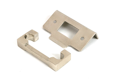 This is an image of From The Anvil - Polished Nickel ½" Rebate Kit for Heavy Duty Latch available to order from Trade Door Handles in Kendal.