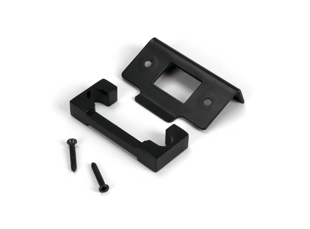 From The Anvil - Black Rebate Kit for Heavy Duty Latch | Sku. 51832 | Trade Door Handles.