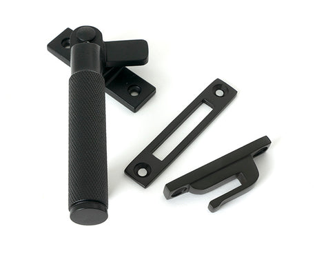 This is an image of From The Anvil - Matt Black Locking Brompton Fastener - LH available to order from Trade Door Handles in Kendal.