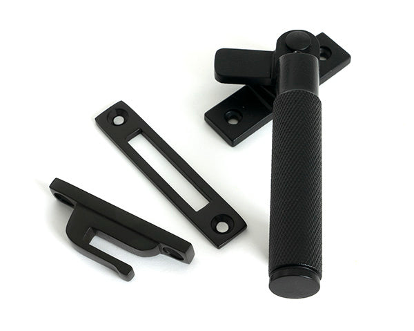 This is an image of From The Anvil - Matt Black Locking Brompton Fastener - RH available to order from Trade Door Handles in Kendal.