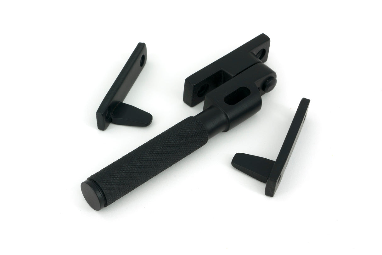 From The Anvil - Matt Black Night-Vent Locking Brompton Fastener | Sku. 51845 | Trade Door Handles.