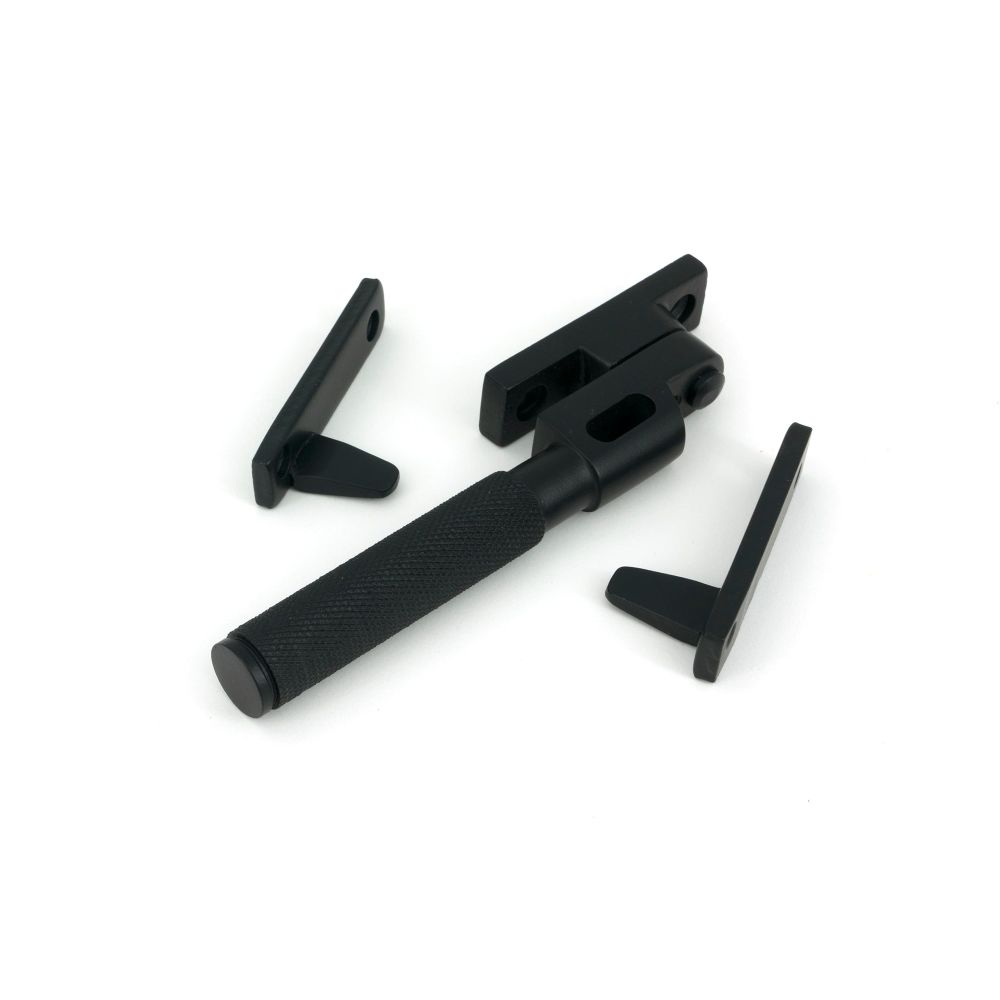 From The Anvil - Matt Black Night-Vent Locking Brompton Fastener | Sku. 51845 | Trade Door Handles.