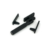 From The Anvil - Matt Black Night-Vent Locking Brompton Fastener | Sku. 51845 | Trade Door Handles.