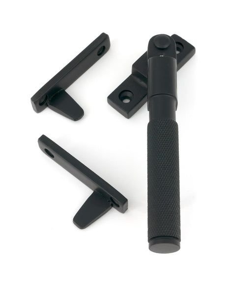 From The Anvil - Matt Black Night-Vent Locking Brompton Fastener | Sku. 51845 | Trade Door Handles.