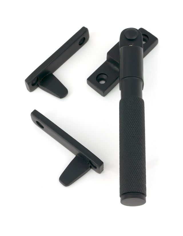 From The Anvil - Matt Black Night-Vent Locking Brompton Fastener | Sku. 51845 | Trade Door Handles.