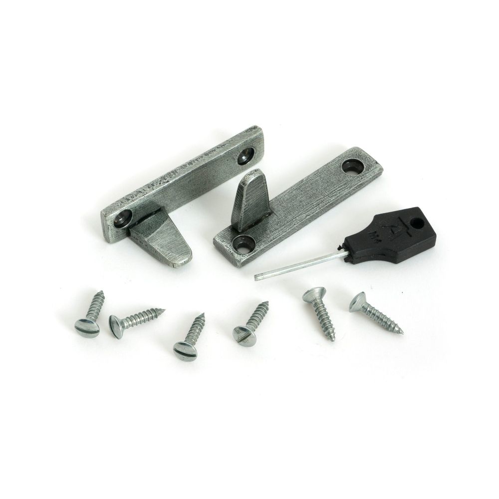 From The Anvil - Pewter Night-Vent Locking Brompton Fastener | Sku. 51846 | Trade Door Handles.