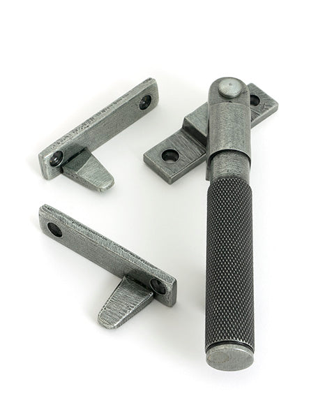 This is an image of From The Anvil - Pewter Night-Vent Locking Brompton Fastener available to order from Trade Door Handles in Kendal.