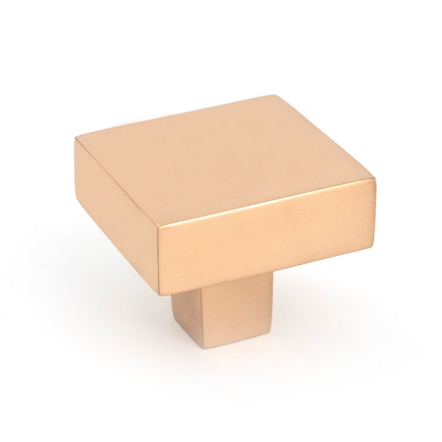 From The Anvil - Polished Bronze Albers Cabinet Knob - 35mm | Sku. 51862 | Trade Door Handles.