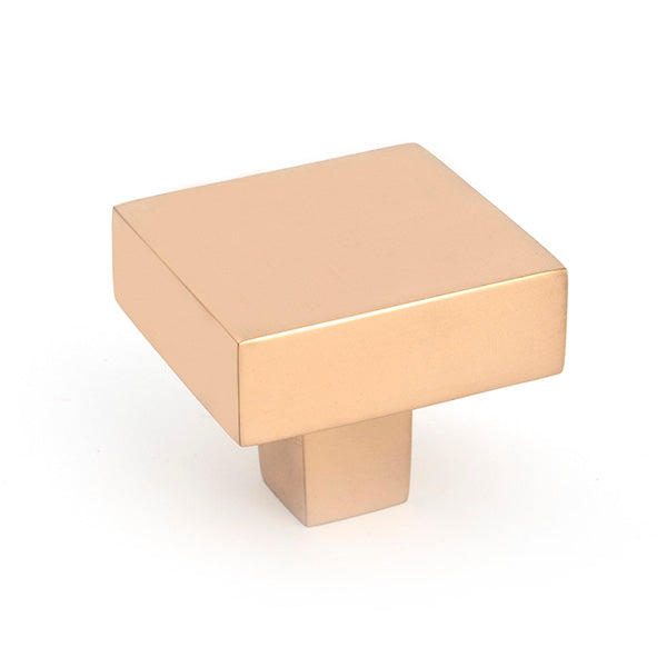 This is an image of From The Anvil - Polished Bronze Albers Cabinet Knob - 35mm available to order from Trade Door Handles in Kendal.