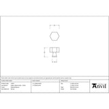 From The Anvil - Polished Bronze Kahlo Cabinet Knob - 25mm | Sku. 51874 | Trade Door Handles.