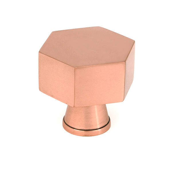 This is an image of From The Anvil - Polished Bronze Kahlo Cabinet Knob - 38mm available to order from Trade Door Handles in Kendal.