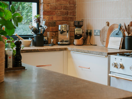 From The Anvil - Polished Bronze Kahlo Pull Handle - Medium | Sku. 51879 | Trade Door Handles.