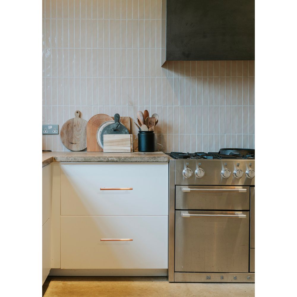 From The Anvil - Polished Bronze Kahlo Pull Handle - Medium | Sku. 51879 | Trade Door Handles.