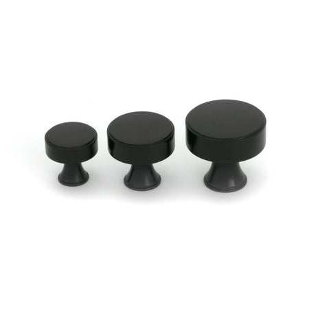 From The Anvil - Aged Bronze Scully Cabinet Knob - 25mm | Sku. 51881 | Trade Door Handles.