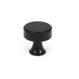 This is an image of From The Anvil - Aged Bronze Scully Cabinet Knob - 25mm available to order from Trade Door Handles in Kendal.