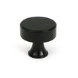 This is an image of From The Anvil - Aged Bronze Scully Cabinet Knob - 32mm available to order from Trade Door Handles in Kendal.