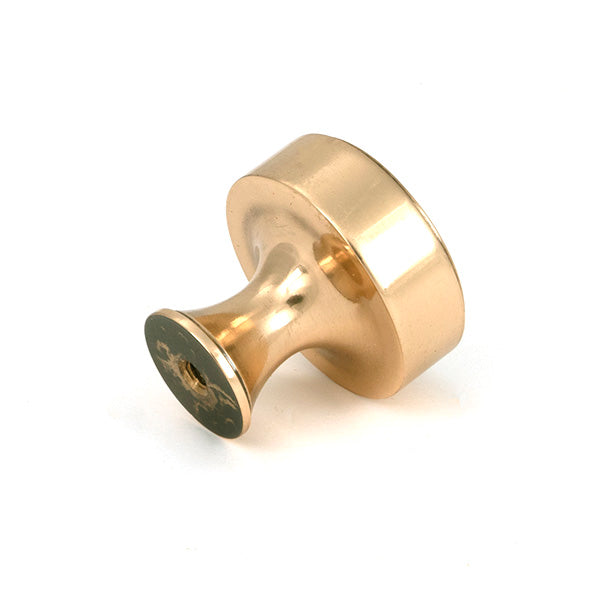 From The Anvil - Polished Bronze Scully Cabinet Knob - 32mm