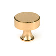 This is an image of From The Anvil - Polished Bronze Scully Cabinet Knob - 32mm available to order from Trade Door Handles in Kendal.