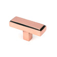 From The Anvil - Polished Bronze Scully T-Bar | Sku. 51891 | Trade Door Handles.