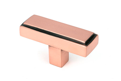 This is an image of From The Anvil - Polished Bronze Scully T-Bar available to order from Trade Door Handles in Kendal.